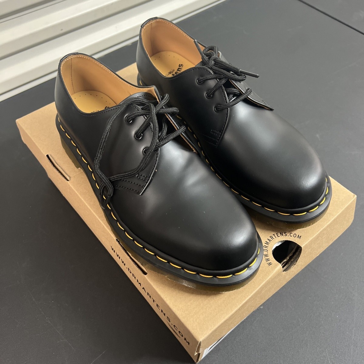 Dr. Doc Martens 1461 Black Oxford Shoe Women's Size 41 Men's Sz 8
