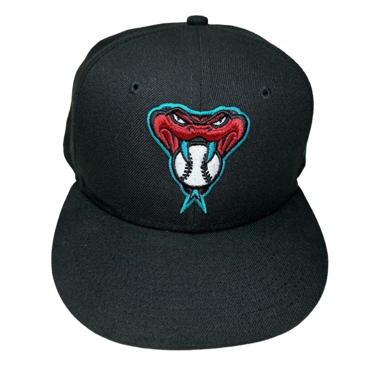 Arizona Diamondbacks Fitted New Era 59fifty Hat Teal Outline Snake