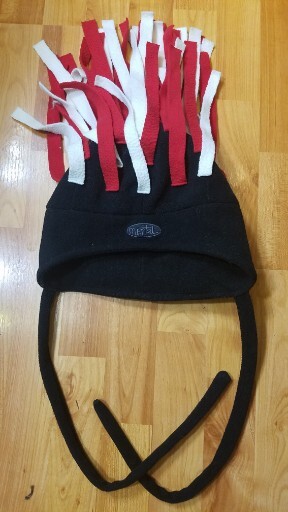 Mental Head Gear Snowboarding Dread Hat Unique Black & Red Beanie