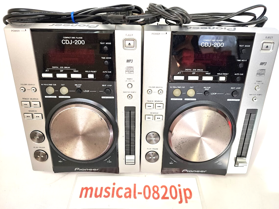 Pioneer DJM400 CDJ200×2 の3台セット Pioneer DJM400 CDJ200×2 の3台