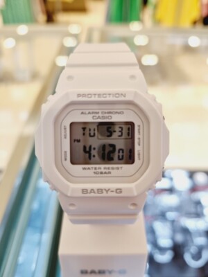 Casio Baby-G BGD-565-7 Resin Strap Women Watch White Original New