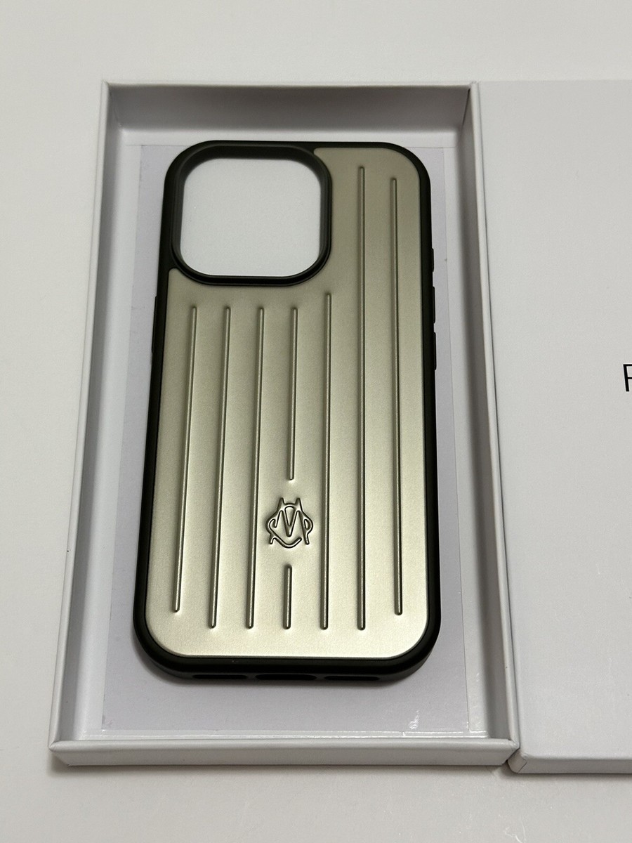 RIMOWA iPhone16 pro ケース シルバー ストライプ Rimowa Iphone Case