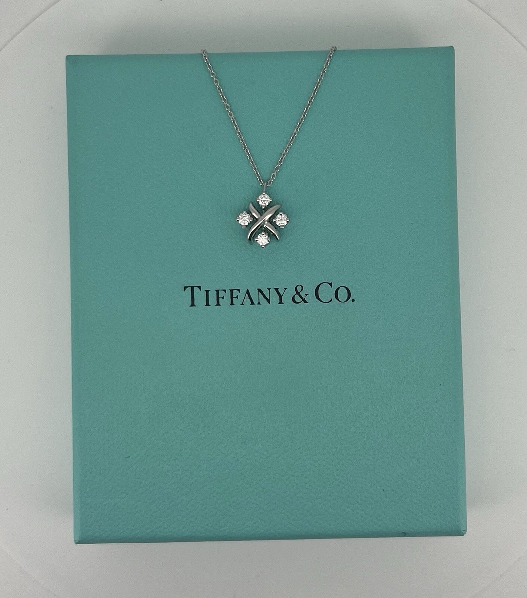 TIFFANY & CO Jean Schlumberger Lynn Pendent 18kt, 0. 21 ct In