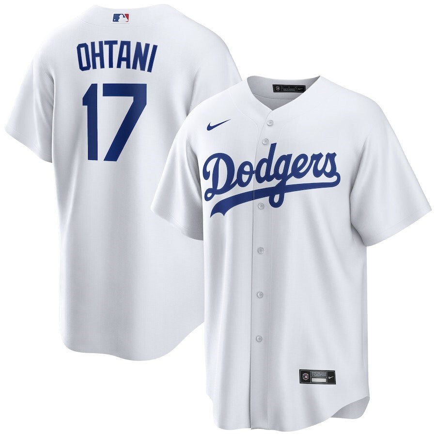Official Shohei Ohtani Los Angeles Dodgers Home White Jersey Small