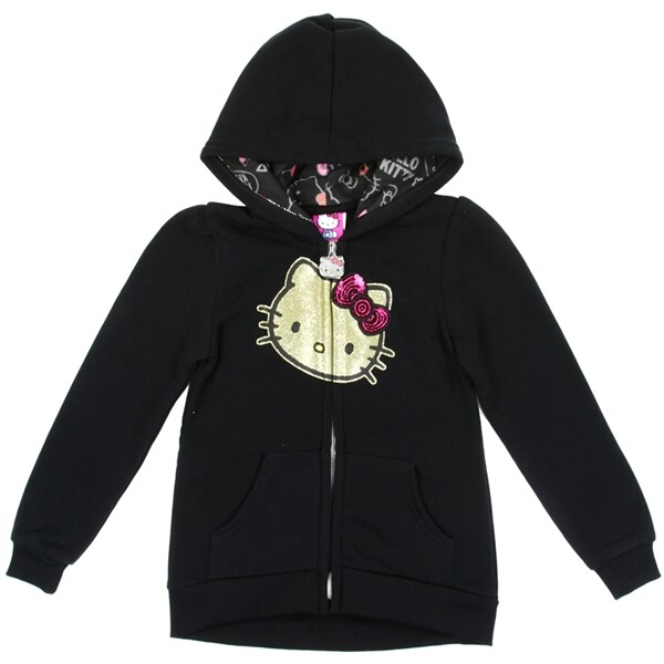 HELLO KITTY Girls Toddler Fashion Zip Hoodie, Sizes 2T-4T | eBay
