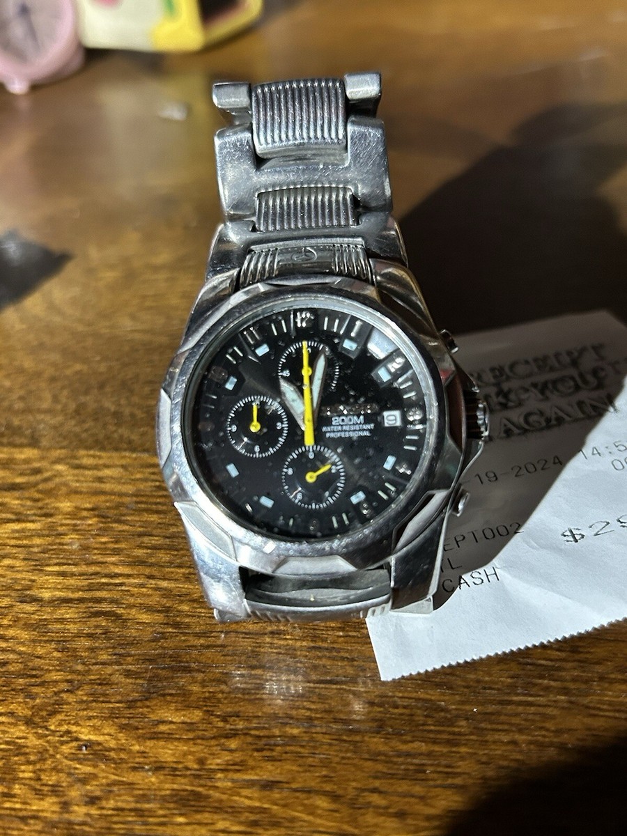 Nixon Rover Stainless With Chronograph New Battery Tested Read