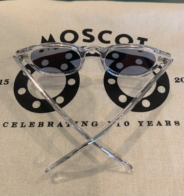MOSCOT ORIGINALS NYC LEMTOSH CRYSTAL 46mm Sunglass with Blue