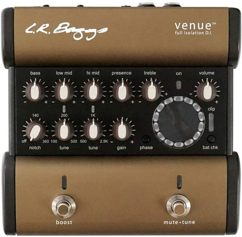 New L.R.BAGGS VENUE D.I. Preamp DI for acoustic guitar Effector