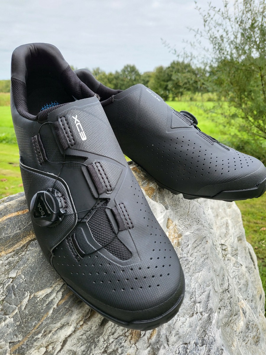 Shimano XC3 SH-XC300 MTB/Gravel Shoes Boa Comfort Black | eBay