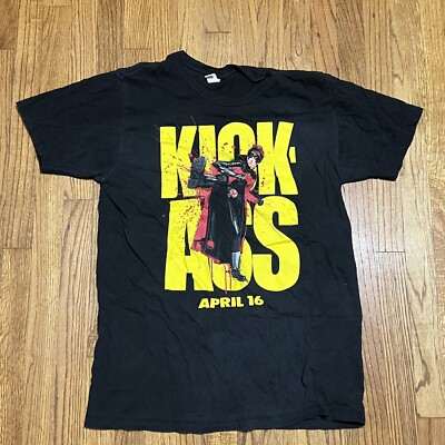 Kickass 2010 Red Mist Original Movie Promo T-Shirt Size Medium Big
