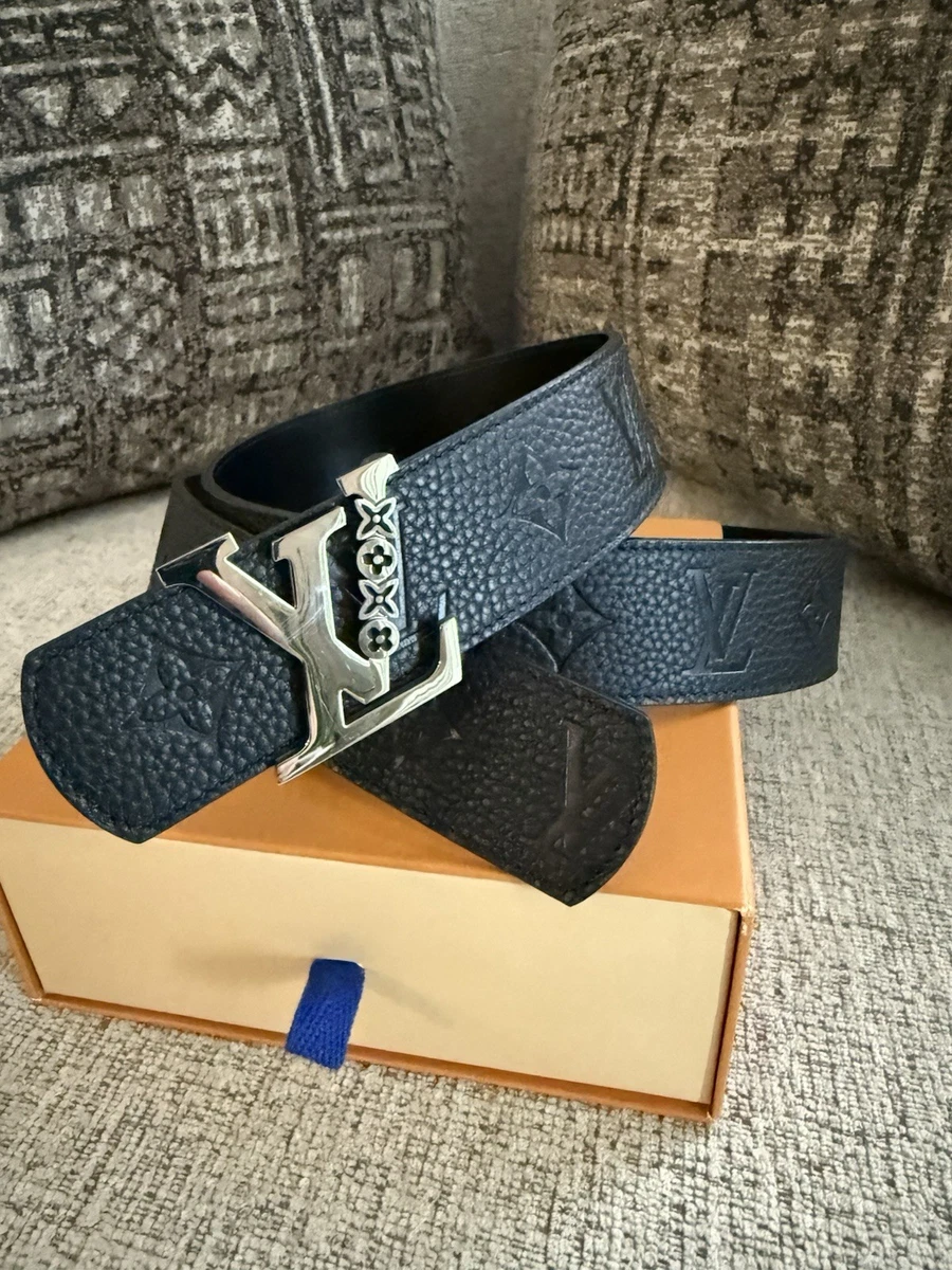 Louis Vuitton Leather Black Belts for Men for sale | eBay