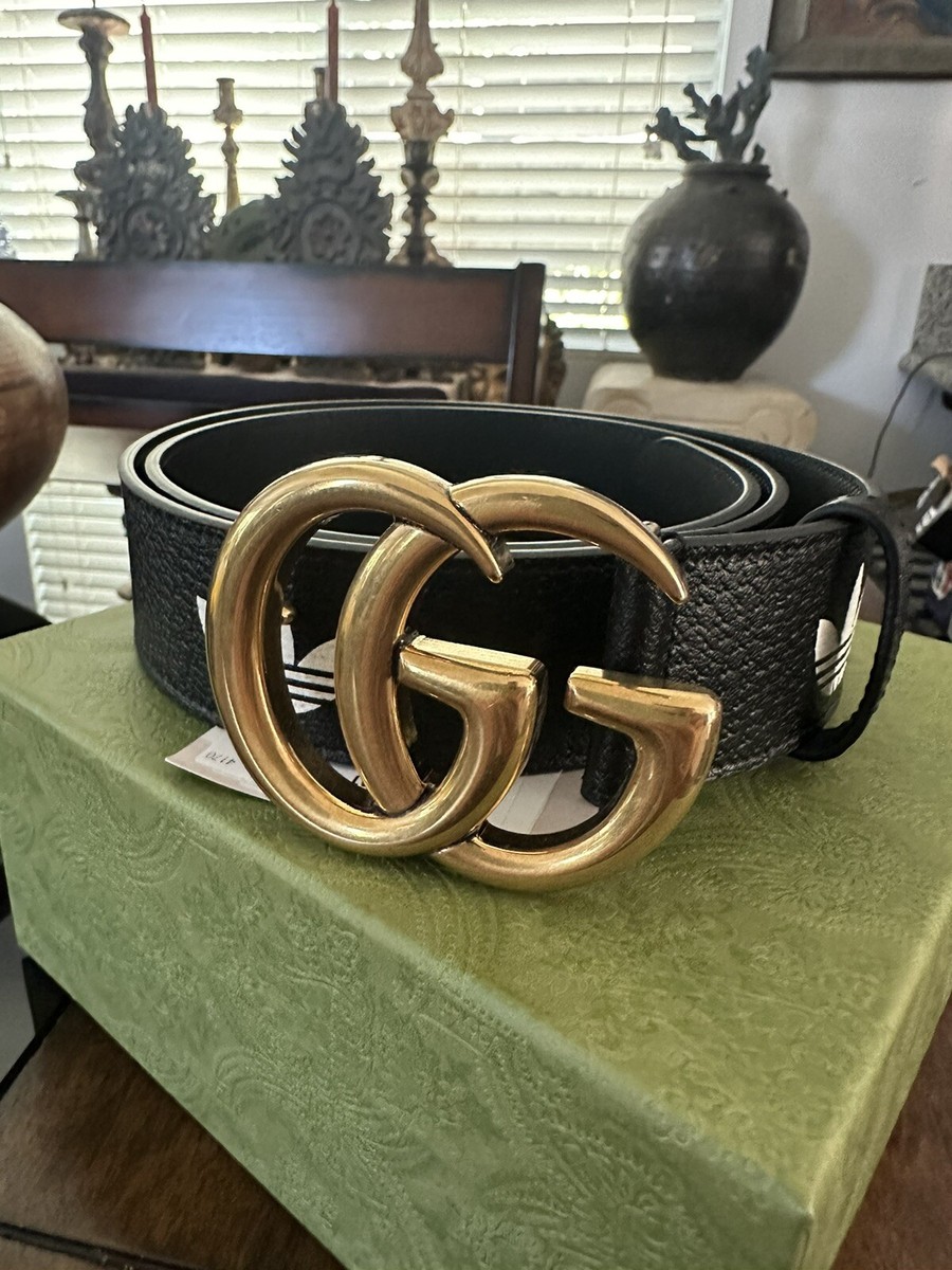 Men's Gucci x Adidas GG Marmont belt 90cm made in Italy Limited