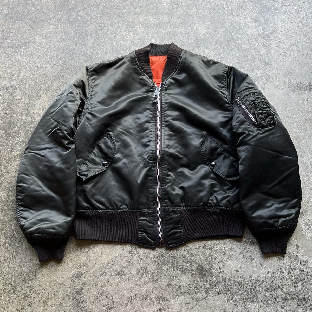 Vintage Corinth MA-1 Jacket Men's Sz M Flyers Intermediate USAF