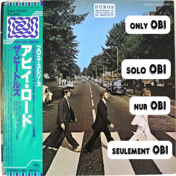 THE BEATLES Abbey Road Japan ( EALF-97001 ) ***Only OBI*** | eBay