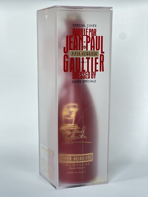 Jean Paul Gaultier Piper Heidsieck Corset Sleeve Champagne Bottle