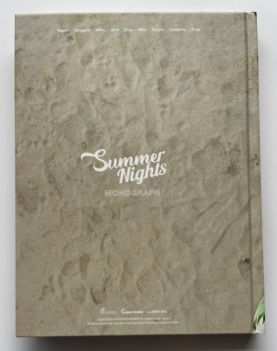 TWICE Summer Nights Monograph Photobook Photo book + Photocard