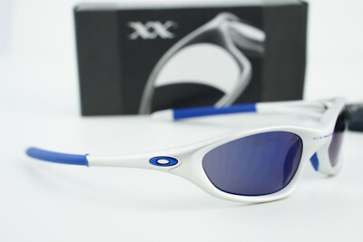New in Box! Oakley XX Twenty 5.56 Silver/Ice Iridium Sunglasses