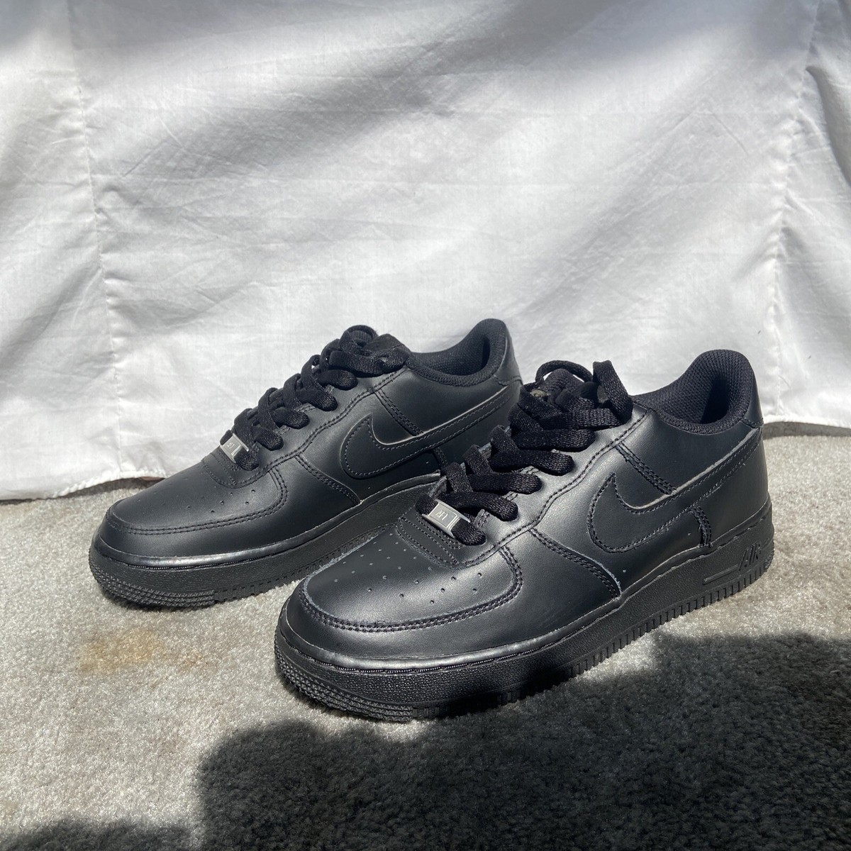 Size 6.5 - Nike Air Force 1 '07 Low Triple Black 194500874633| eBay