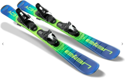 NEW Elan 100cm Kids jr skis Jett Ace uflex + EL 4.5 GW size