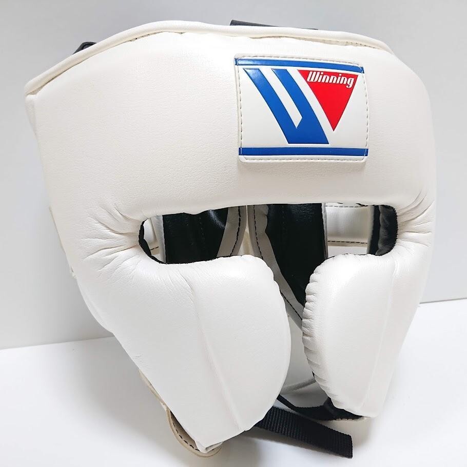 Winning Boxing Head Gear Face Guard Type FG-2900 Size M White from