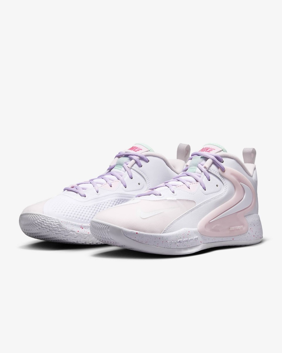 Nike Zoom Hyperset 2 SE White/Pink Women's Volleyball Court Shoes