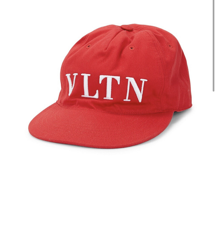 New Auth Valentino Garavani Unisex Baseball Hat Cap Big VLTN Front