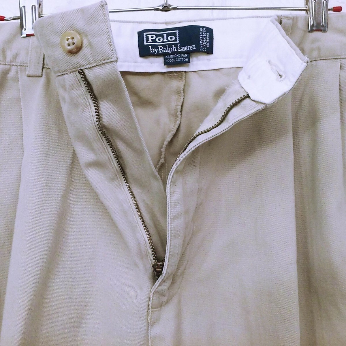 Vintage 90s Polo Ralph Lauren Hammond Chino Pant Men's Sz-38x30