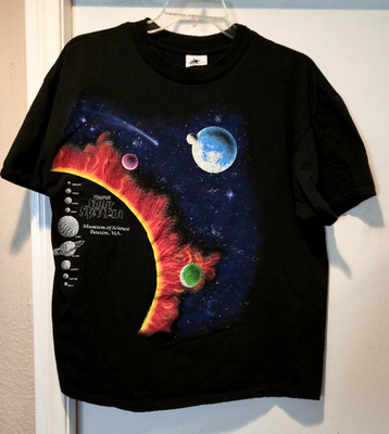Vintage 1990s Dynamic Solar System T-Shirt Double Sided - Size