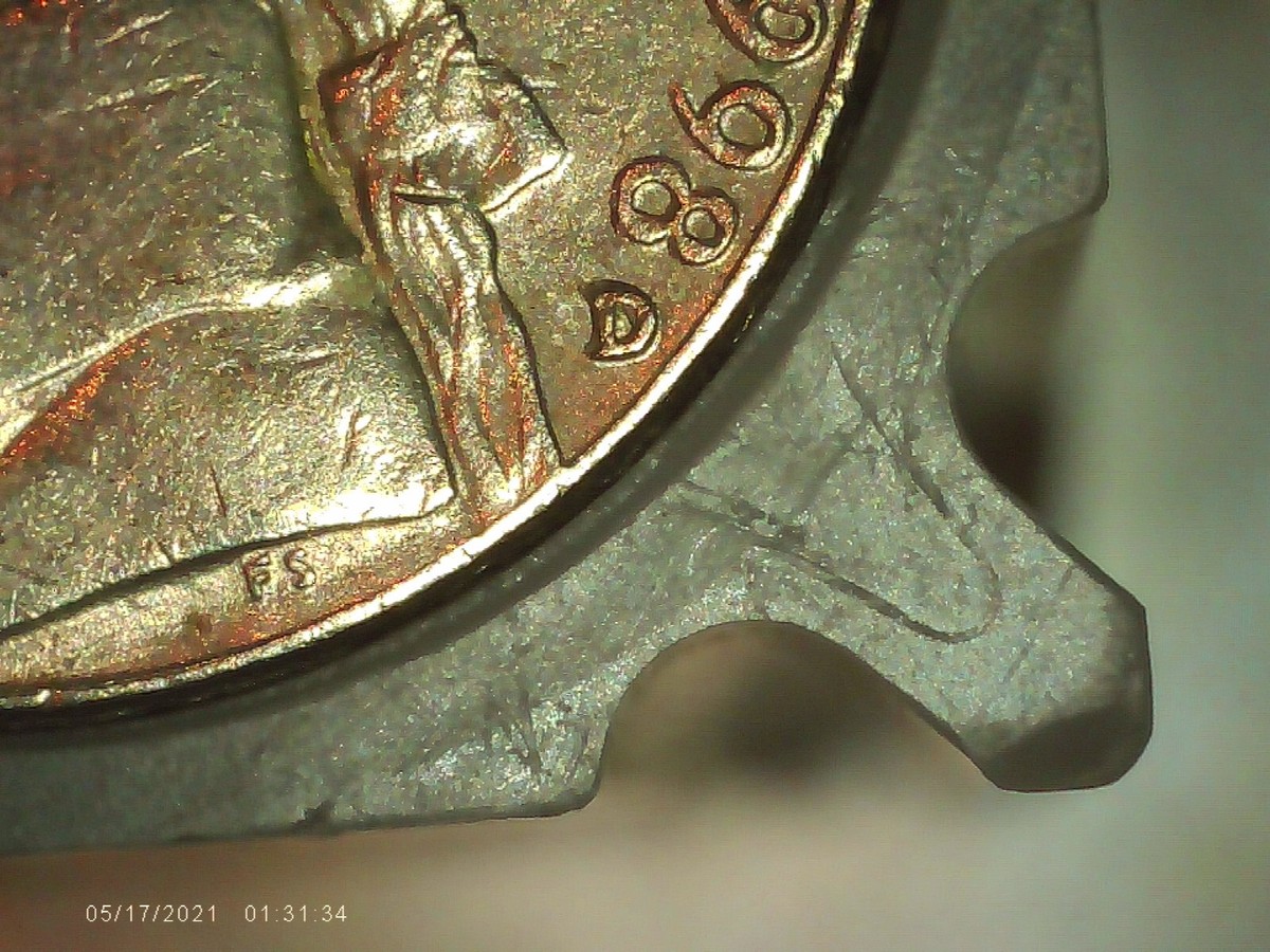 1998-D/D Jefferson Nickel RPM Repunched Mint Mark *RARE GEM* P5E3