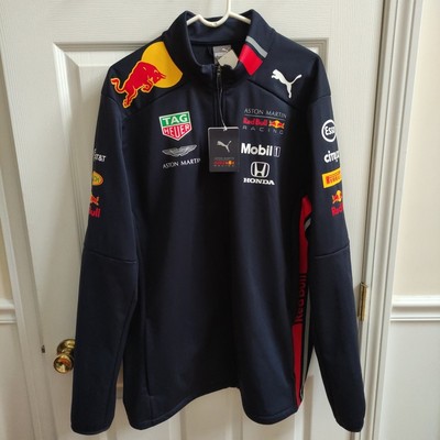 NWT Puma Aston Martin Red Bull Honda Racing Full Zip F1 Jacket