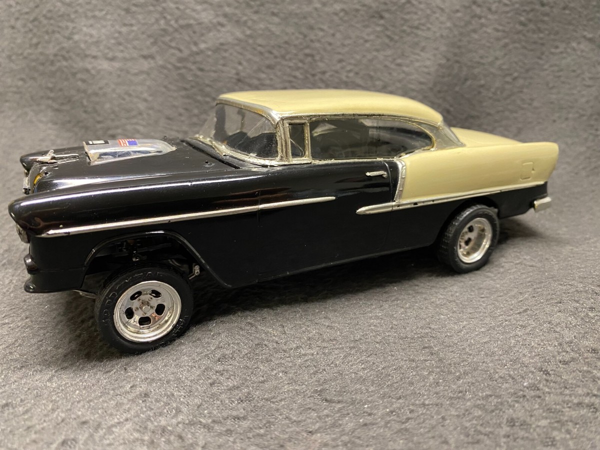 Monogram '55 Chevy Bel Air Gasser Street Machine Built 1:24 Model