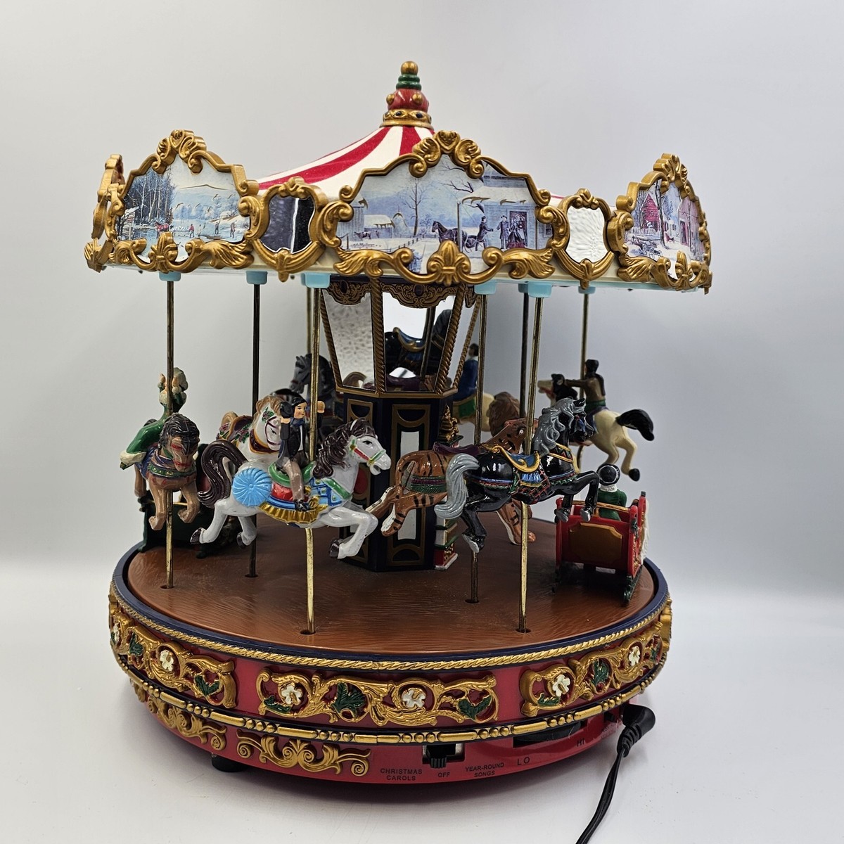 いく Mr. Christmas 遊園地オルゴール2点 いく Mr. Christmas 遊園地