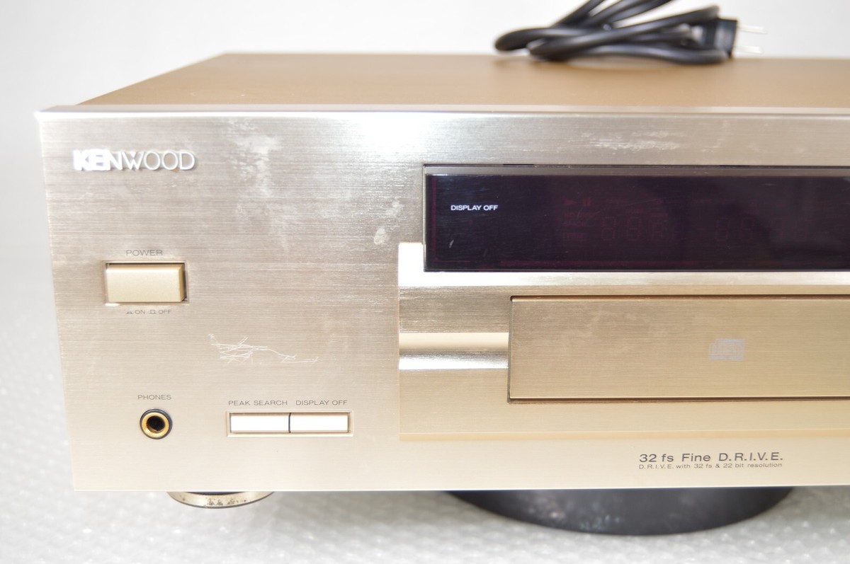 Kenwood DP-7090 CD Player Gold Vintage Audio Tested Excellent | eBay