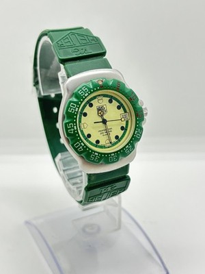 Exc+5] TAG HEUER Formula 1 372.513 Professional Lime Green Quartz