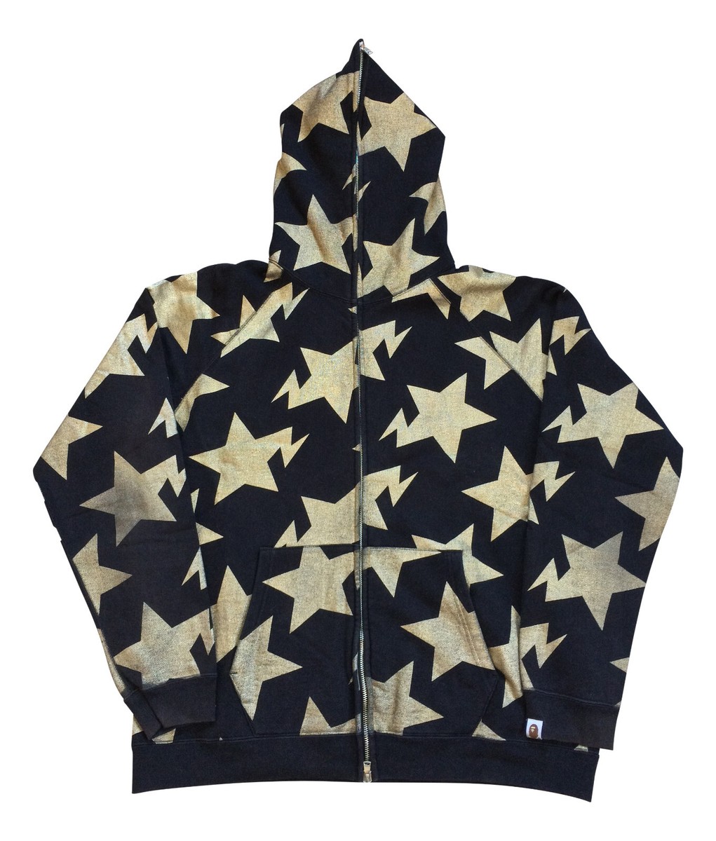 OG Bathing Ape Bapesta Stars Full Zip Hoodie | eBay