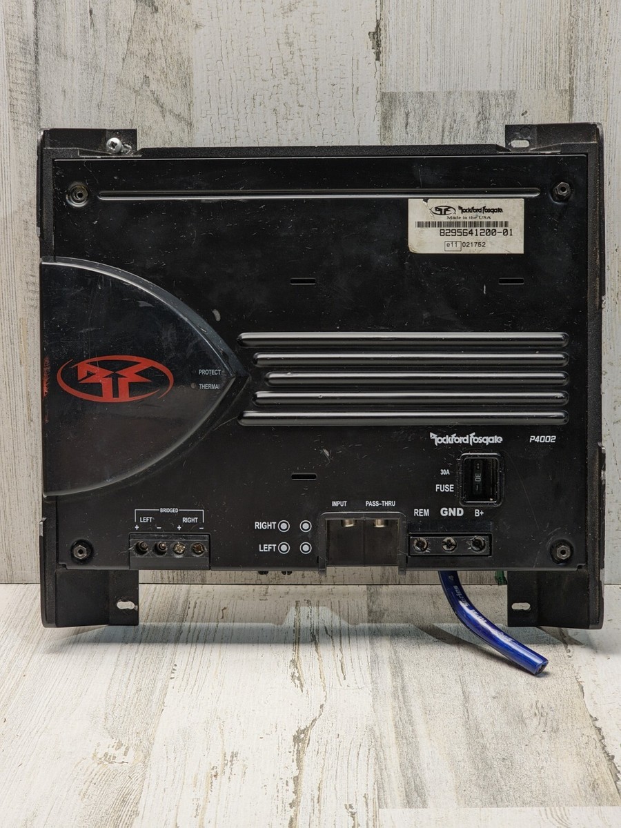 Rockford Fosgate Punch P400-2 2 Channel Car Mono Subwoofer