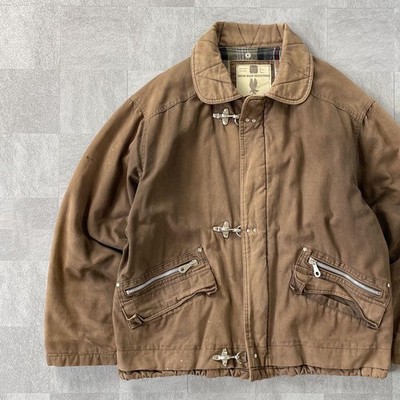 90s vintage Duck Canvas Fireman Jacket | eBay