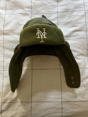 Aime Leon Dore New Era New York Mets Trapper Hat Olive Earflap