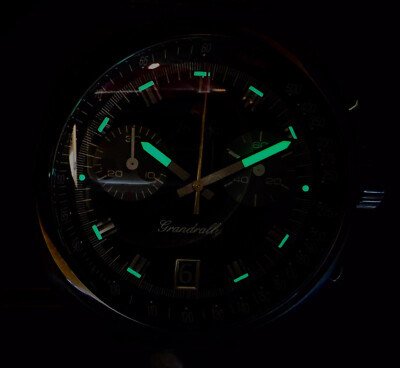 Zodiac Grandrally ZO9608 Sapphire Crystal Chronograph Black Dial