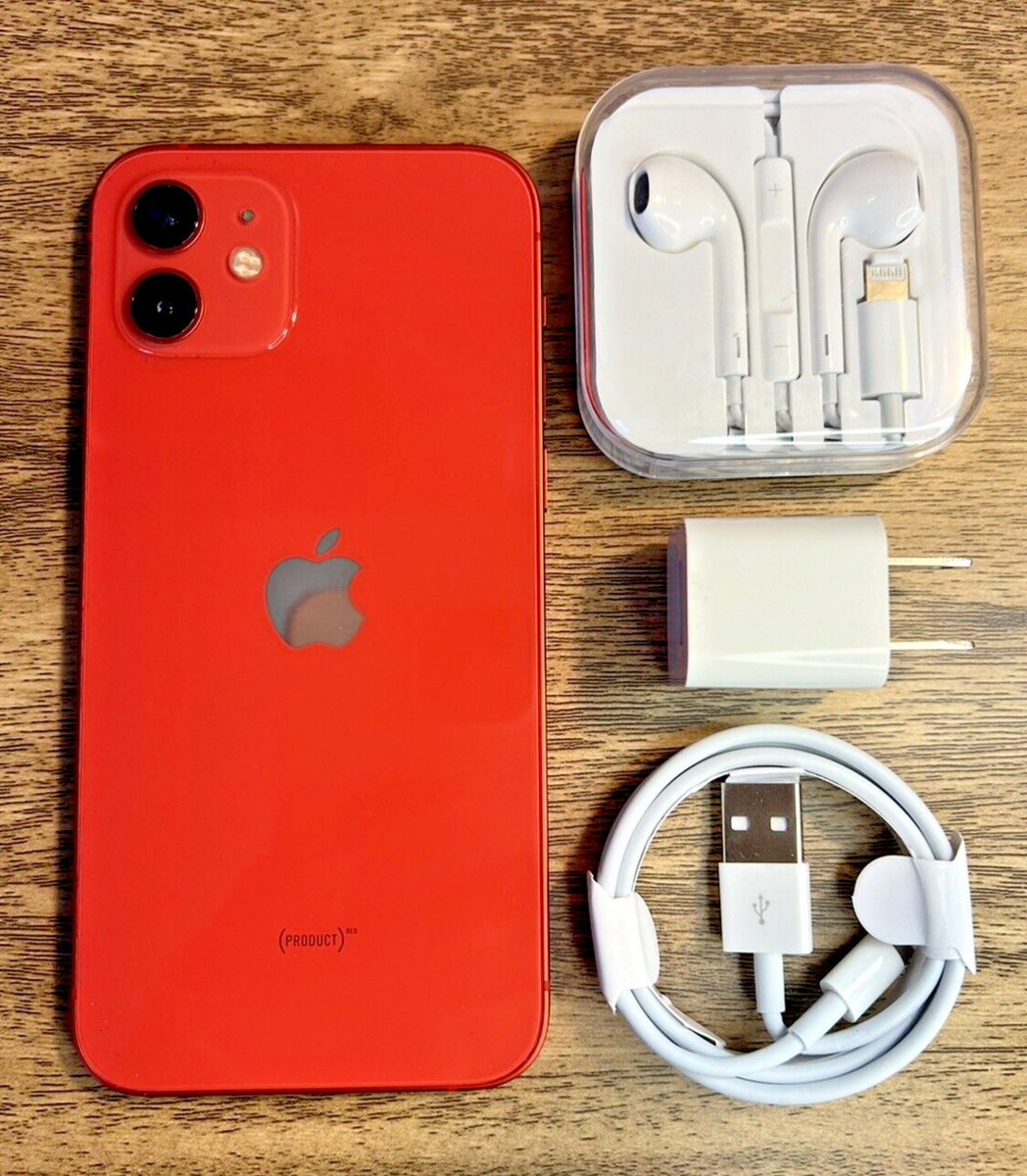 Apple iPhone 12 - 64GB - Red - Sprint/T-Mobile Locked - Good