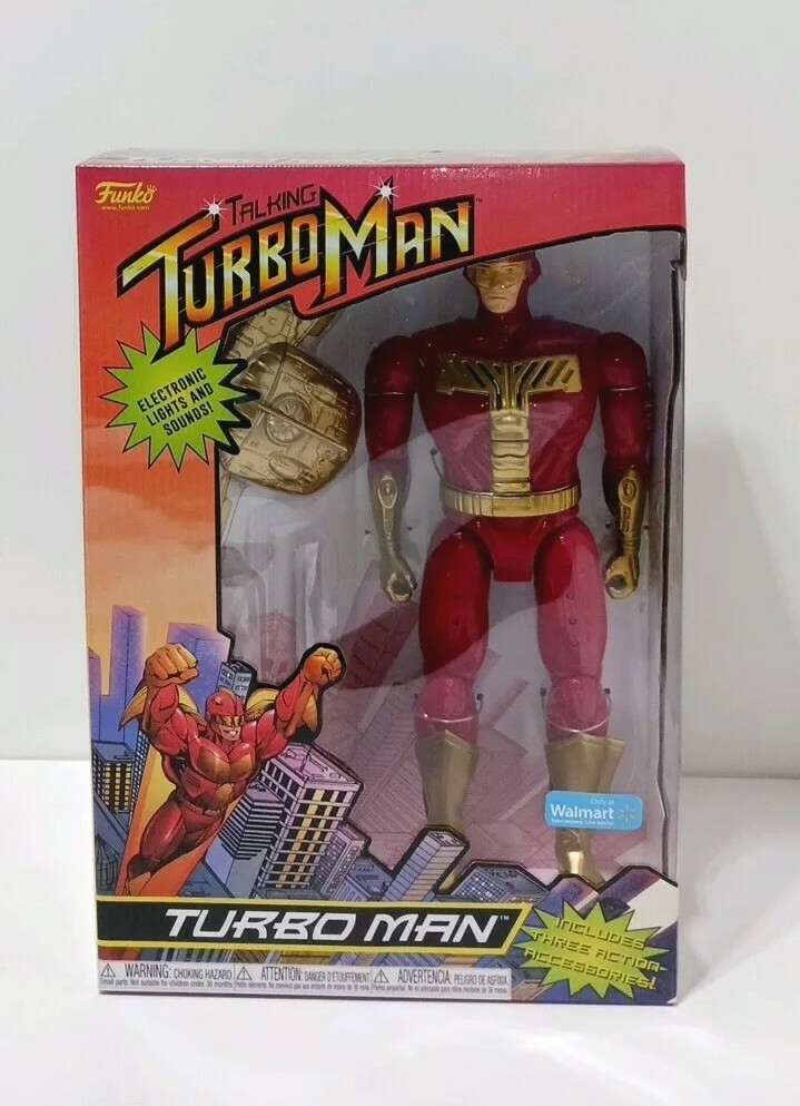 Funko Collectible - Talking Turbo Man Action Figure - Walmart