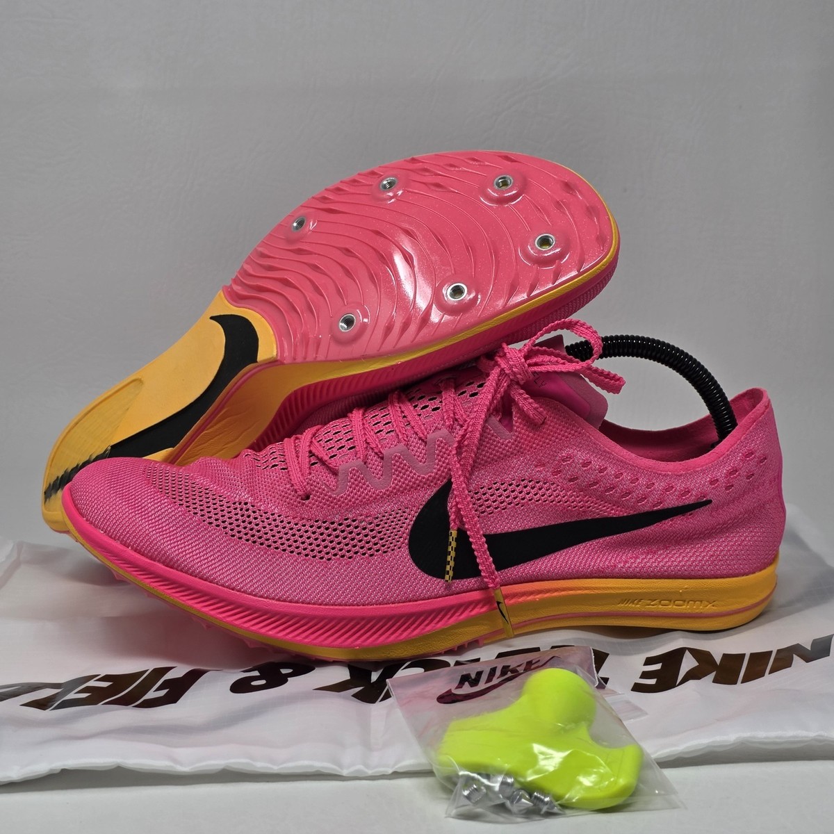 Nike ZoomX Dragonfly Mens Hyper Pink Track Field Spikes CV0400-600
