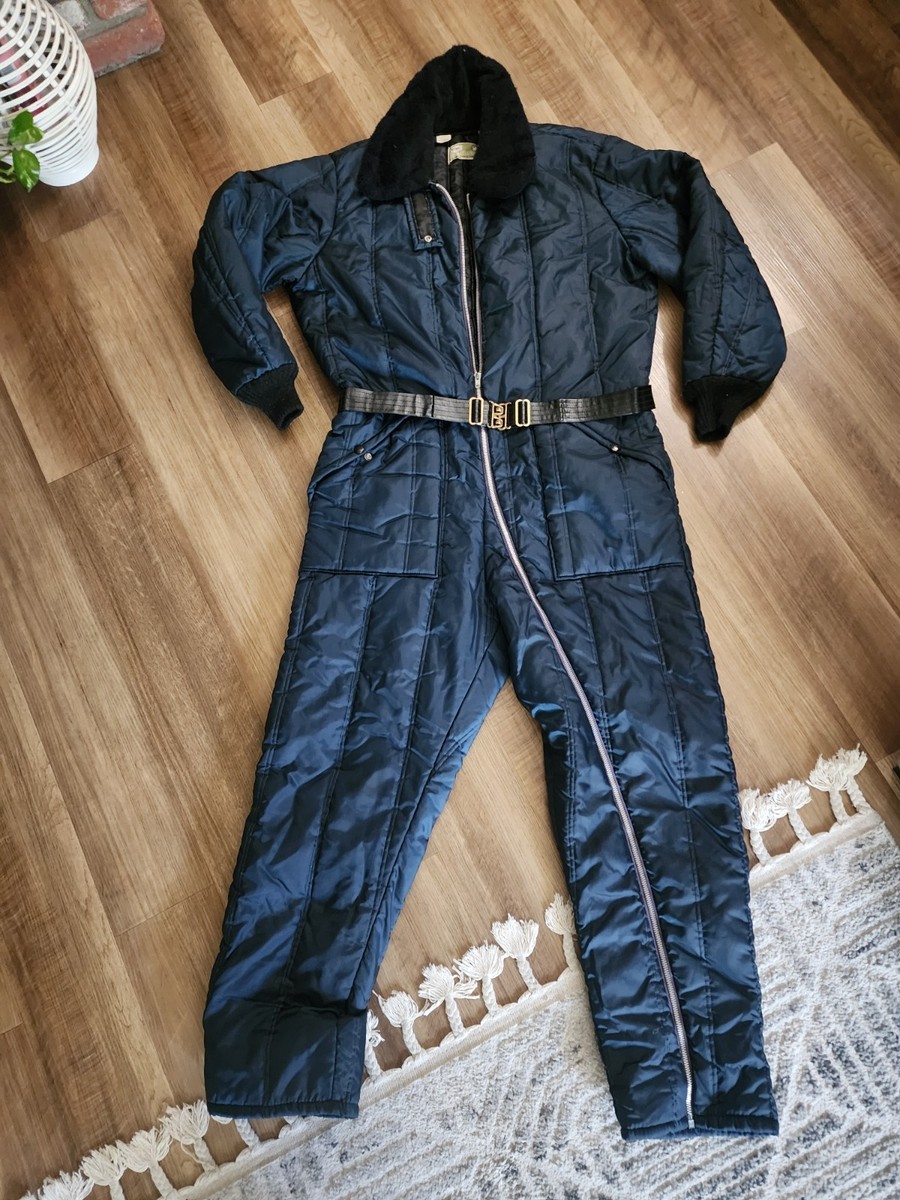 One Piece Vintage Sears Insulated Snow Ski Suit Medium | eBay