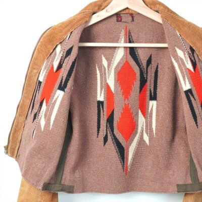 CHIMAYO Blanket Sports Jacket Size Unknown Beige Brown Women