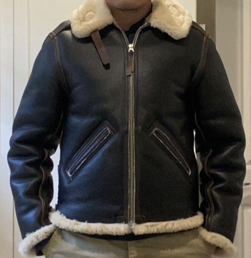 aero leather B6 jacket | eBay
