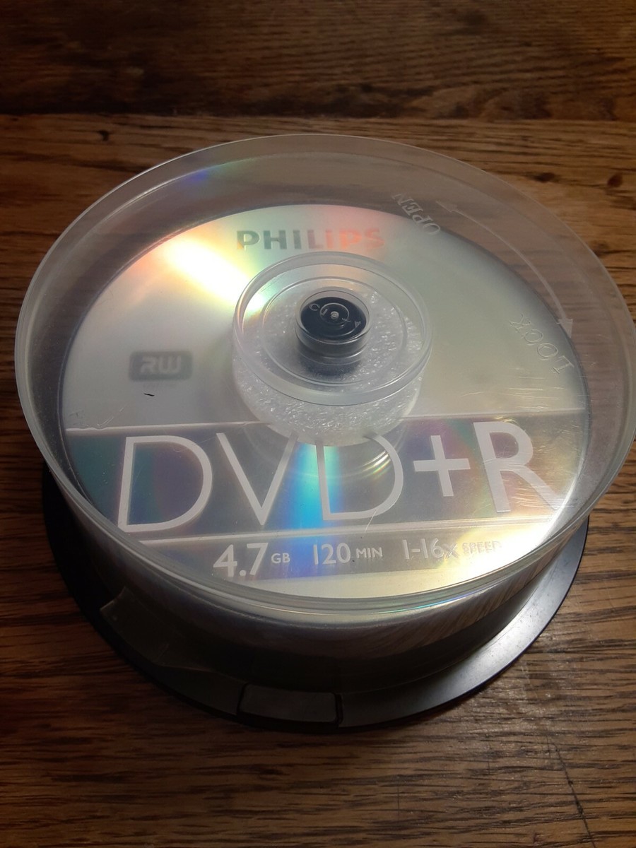 PHILIPS DVD+R 1-16 X SPEED 4.7 GB 120 MIN 20 Pack Brand New | eBay
