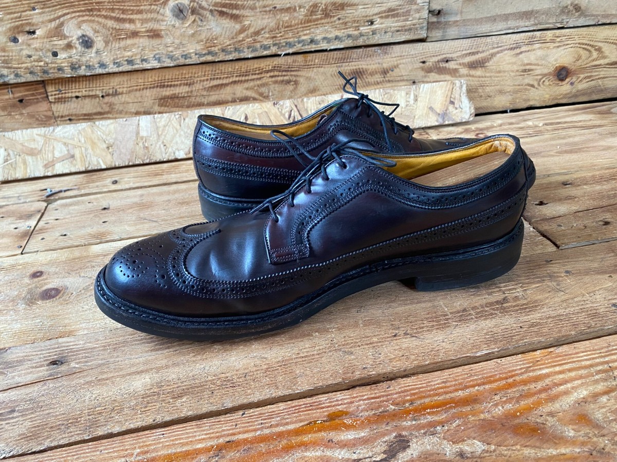FLORSHEIM IMPERIAL 'Kenmoor' Brown Shell Cordovan Wingtip Dress