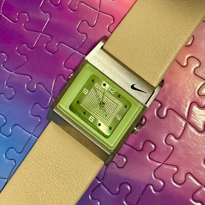 SUPER RARE NIKE OREGON SQUARE Y2K WATCH NEW OLD STOCK | eBay