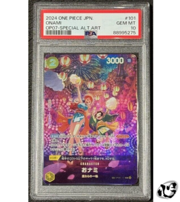 PSA 10 ONami SP OP07 OP06-101 500 Years In The Future nami ONE