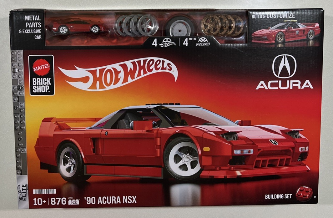 NEW 2025 Mattel Brick Shop Hot Wheels '90 Acura NSX IN HAND